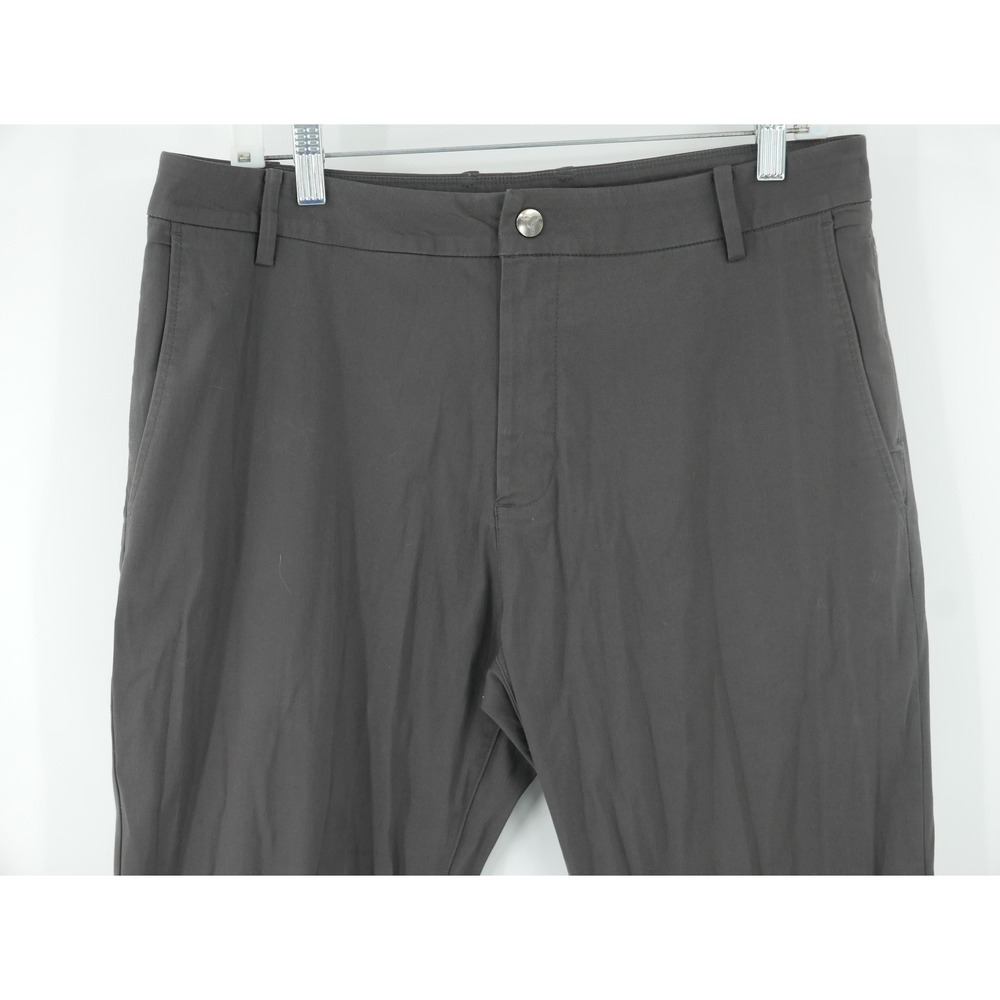 Birddogs Boom Chino Pants Gray Lined Stretch Casual Travel Golf Men's 34x32